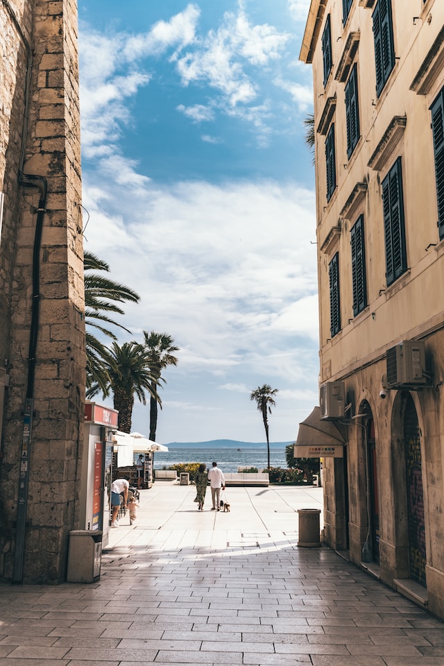 Split Kroatië promenade