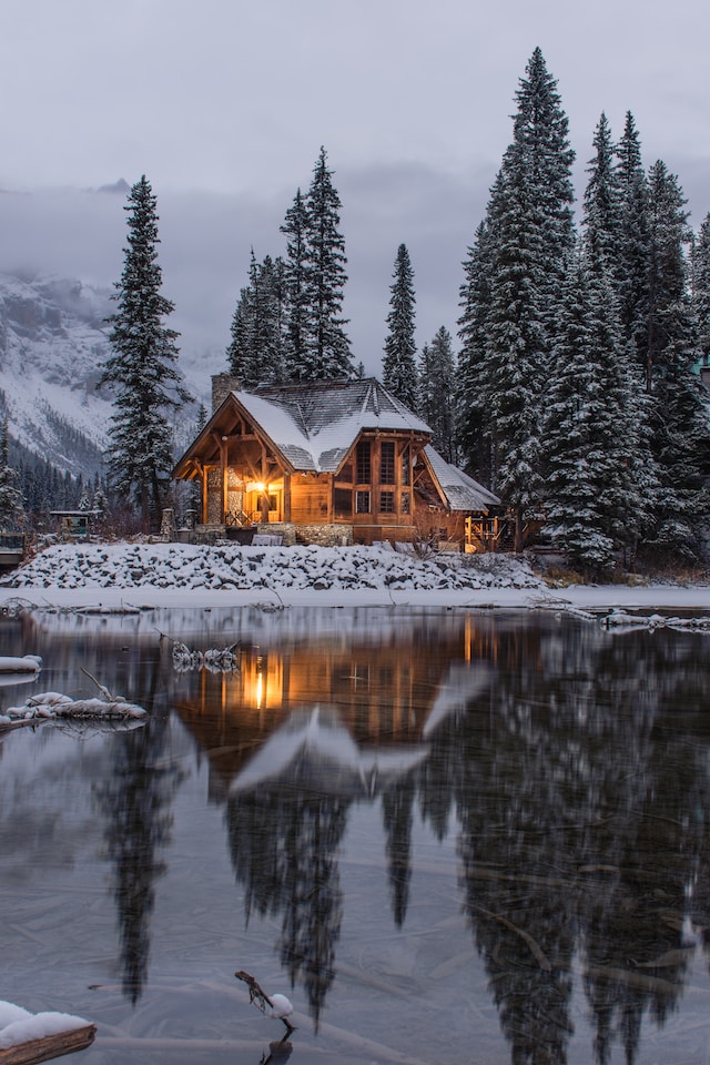 Chalet aan een meer